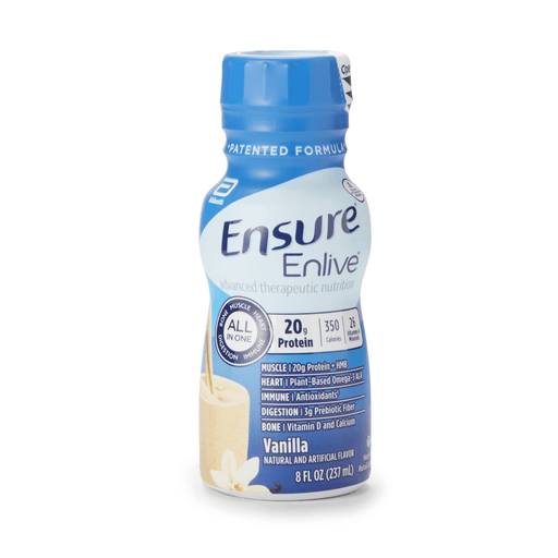 Ensure® Enlive® Vanilla Advanced Nutrition Shake, 8-ounce bottle | Quantity - 1x EA