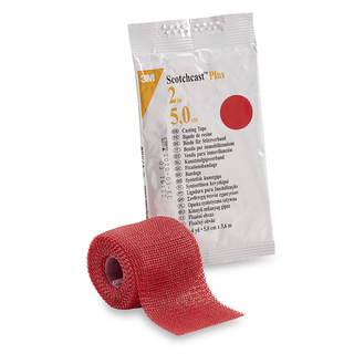 3M™ Scotchcast™ Plus Red Cast Tape, 2 Inch x 4 Yard | Quantity - 1x EA