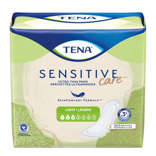 Tena Sensitive Care™ Ultra Thin Light Regular Bladder Control Pad, 9-Inch Length | Quantity - 1x CS