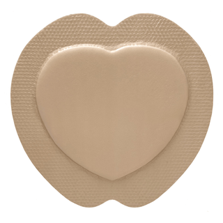 McKesson Hydrocellular Foam Dressing with Border Silicone Adhesive, Sacral | Quantity - 1x BX