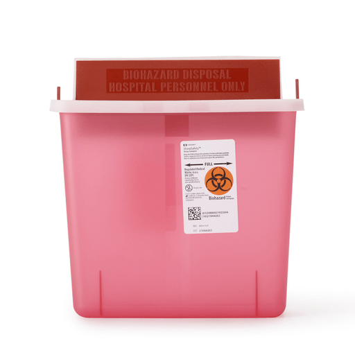 In-Room™ Multi-purpose Sharps Container, 1-1/4 Gallon, 11 x 10¾ x 4¾ Inch | Quantity - 1x CS