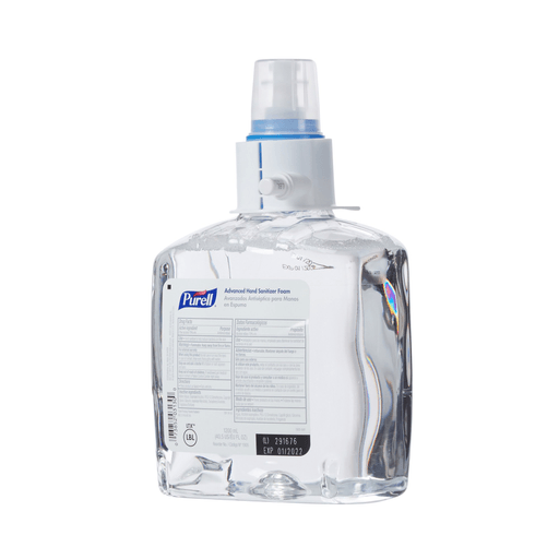 Purell Advanced Hand Sanitizer Foam, 70% Ethyl Alcohol, 1,200 mL Refill Bottle | Quantity - 1x CS
