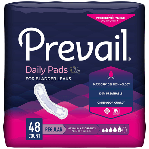 Prevail® Daily Pads Maximum Bladder Control Pad, 11-Inch Length | Quantity - 1x CS
