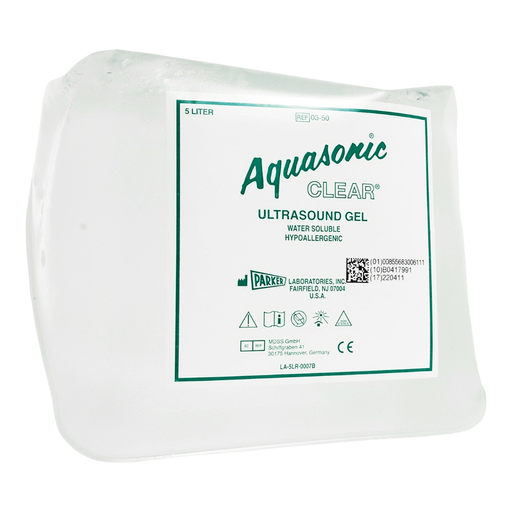 Aquasonic Clear® Ultrasound Gel, 5 liters | Quantity - 1x BX