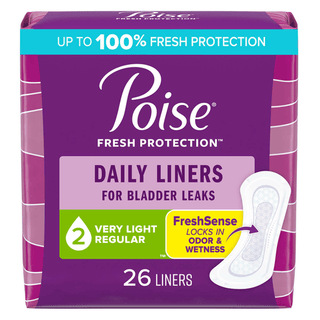 Poise® Bladder Control Pads, Light Absorbency, 7.5 Inch Length | Quantity - 1x PK