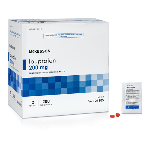 McKesson Ibuprofen Pain Relief | Quantity - 1x CS