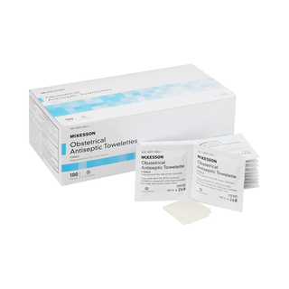 McKesson Obstetrical Antiseptic Skin Wipes | Quantity - 1x CS
