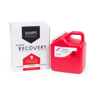 The Sharps Disposal by Mail System® Pro-Tec® Mailback Sharps Collector, 2 Gal. | Quantity - 1x EA