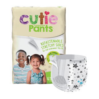 Cutie Pants® Unisex Toddler, Heavy Absorbency, 35+ lbs, 4T – 5T | Quantity - 1x PK