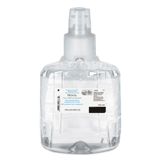 Provon® Clear and Mild Foam Handwash, 1200 mL Dispenser Refill Bottle, Unscented | Quantity - 1x EA
