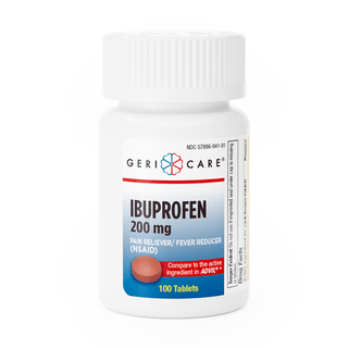 Geri-Care® 200mg Ibuprofen Tablets, Pain Reliever, Fever Reducer | Quantity - 1x CS