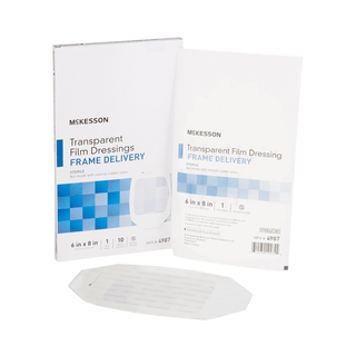 McKesson Octagonal Dressing with Frame-Style Delivery, 6 x 8 Inch, Transparent | Quantity - 1x EA