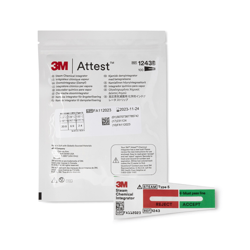 3M™ Attest™ Sterilization Chemical Integrator Strip | Quantity - 1x CS
