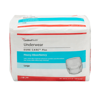 Sure Care™ Plus Heavy Absorbent Underwear, Large | Quantity - 1x BG