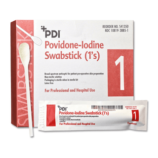 PDI® PVP Iodine Prep Swabstick | Quantity - 1x EA