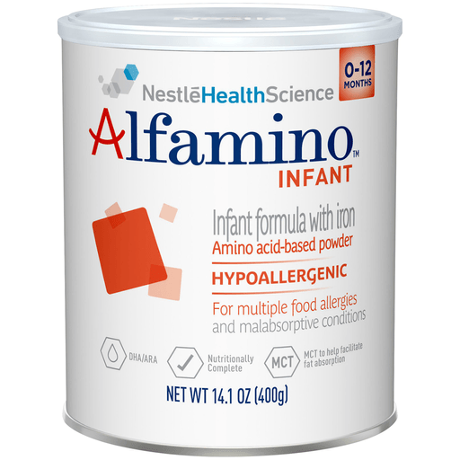 Alfamino® Powder Amino Acid Based Infant Formula with Iron, 14.1-ounce can | Quantity - 1x EA