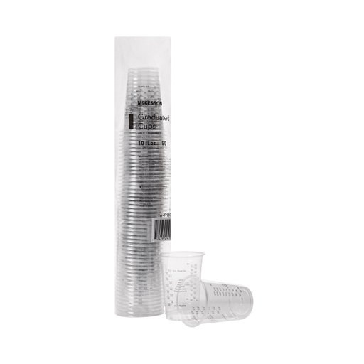 McKesson Graduated Drinking Cup, 10 oz., Clear | Quantity - 1x SL