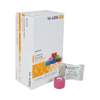 McKesson Self-adherent Closure Cohesive Bandage, 1-1/2 Inch x 5 Yard | Quantity - 1x EA