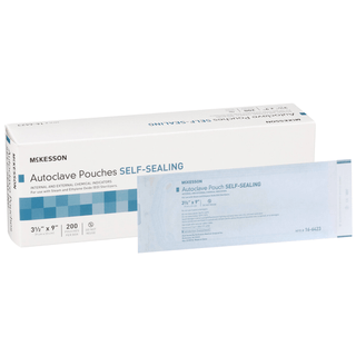 McKesson Sterilization Pouch, 3½ x 9 Inch | Quantity - 1x BX