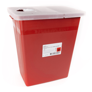 McKesson Prevent® Sharps Container, 8 Gallon, 13.75 x 13.75 x 14 Inch | Quantity - 1x EA