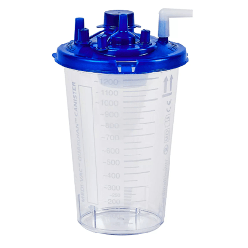 Medi-Vac® Guardian™ Rigid Suction Canister, 1200 mL | Quantity - 1x EA