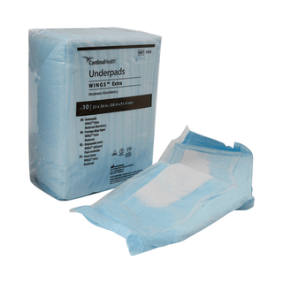 Simplicity Extra Underpad, Disposable, 23 X 36 Inch, Moderate Absorbency, Blue | Quantity - 1x CS