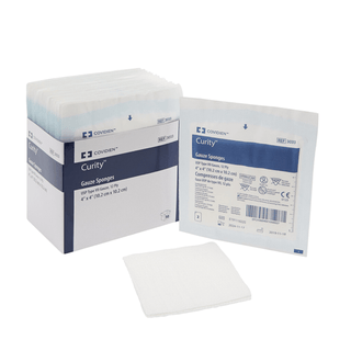 Curity™ Sterile USP Type VII Gauze Sponge, 4 x 4 Inch, 12-Ply | Quantity - 1x CS