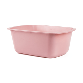 Medegen Medical Wash Basin, Rectangular, 7 Quart, Rose | Quantity - 1x CS