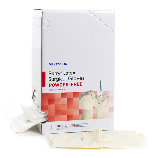 McKesson Perry® Performance Plus Surgical Glove, Size 6, Cream | Quantity - 1x CS