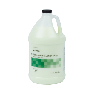 McKesson Antimicrobial Lotion Soap, Herbal Scent, 1-gallon jug | Quantity - 1x EA