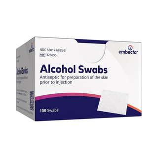 BD™ Alcohol Prep Pads, 3/4 x 1 Inch | Quantity - 1x BX