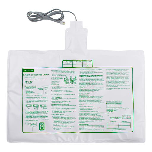 McKesson Chair Alarm Sensor Pad, 10 x 15 Inch | Quantity - 1x EA