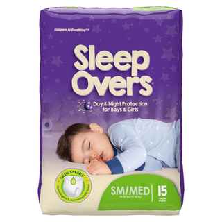 Cuties® Sleep Overs® Absorbent Underwear, Small / Medium | Quantity - 1x BG