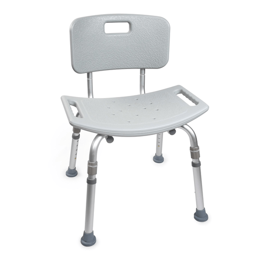 McKesson Aluminum Bath Transfer Bench with Removable Back | Quantity - 1x EA