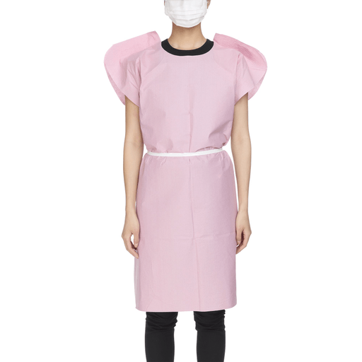 McKesson Exam Gown, Large, Mauve | Quantity - 1x CS