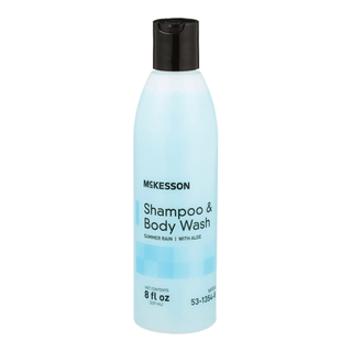 McKesson 2-in-1 Shampoo and Body Wash, Flip-Top Bottle, 8 oz, Summer Rain Scent | Quantity - 1x CS