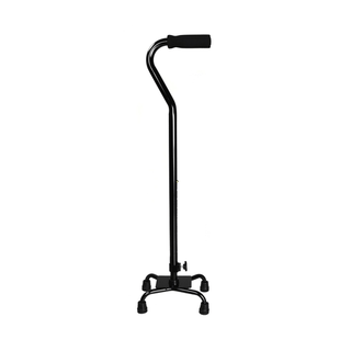 McKesson Adjustable Steel Offset Quad Cane, 30 – 39 Inch Height | Quantity - 1x EA
