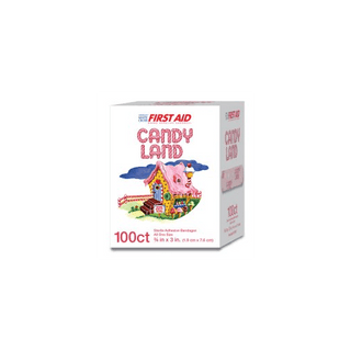 American® White Cross Stat Strip® Candy Land Adhesive Strip, ¾ x 3 Inch | Quantity - 1x CS