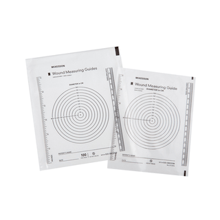 McKesson Plastic Wound Measuring Guide, 5 x 7 Inch | Quantity - 1x EA