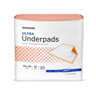 McKesson Ultra Heavy Absorbency Underpad, 30 x 30 Inch | Quantity - 1x CS