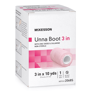 McKesson Zinc Oxide / Calamine Unna Boot, 3 Inch x 10 Yard | Quantity - 1x EA