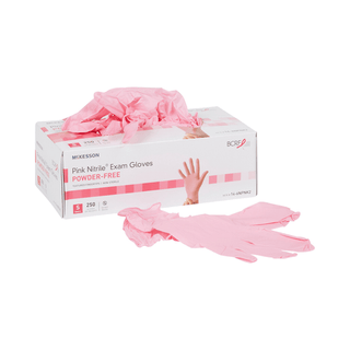 McKesson Pink Nitrile® Exam Glove, Small | Quantity - 1x BX