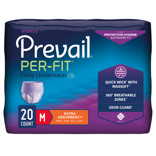 Prevail® Per-Fit® Women Extra Absorbent Underwear, Medium | Quantity - 1x BG