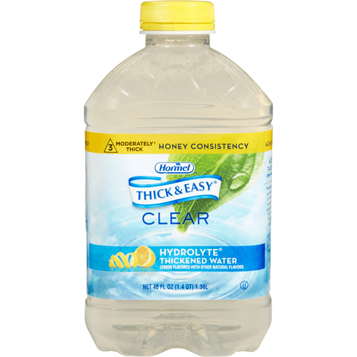 Thick & Easy® Hydrolyte® Honey Consistency Lemon Thickened Water, 46-oz. | Quantity - 1x CS