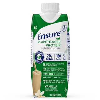 Ensure® Plant Based Protein Nutrition Shake, Vanilla, 11-ounce carton | Quantity - 1x PK