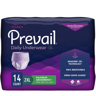 Prevail® for Women Daily Absorbent Underwear, 2X-Large | Quantity - 1x CS