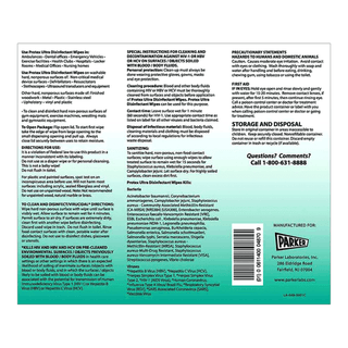 Protex® Ultra Disinfectant Wipes, 7 x 9.5 Inch | Quantity - 1x CN