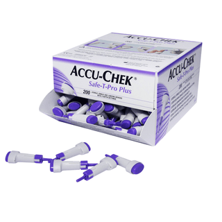 Accu-Chek® Safe-T-Pro® Plus Safety Lancet | Quantity - 1x BX