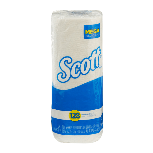 Scott® Kitchen Paper Towel, 128 perforated sheets per roll | Quantity - 1x RL