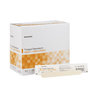 McKesson Tongue Depressor, Wood, 6 Inch | Quantity - 1x CS